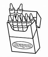 Crayon Coloring Pages Printable Shape Printablee sketch template