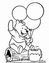 Pooh Coloring Bear Pages Baby Print Colouring Getcolorings Printable Color sketch template