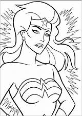 Wonder Coloring Woman Pages Kids Printable Color Print Simple Super Book Adult Choose Board Justcolor Children sketch template
