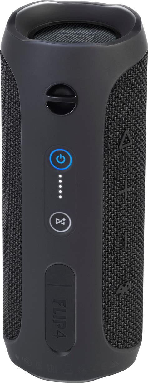 JBL Flip 4 Portable Bluetooth Speaker Black JBLFLIP4BLKAM