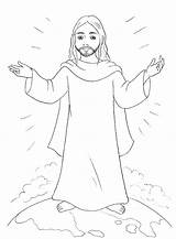 Pages Coloring Jesus Print Getcolorings sketch template