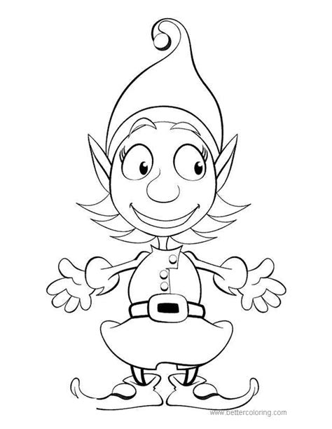 chibi elves coloring pages  printable coloring pages
