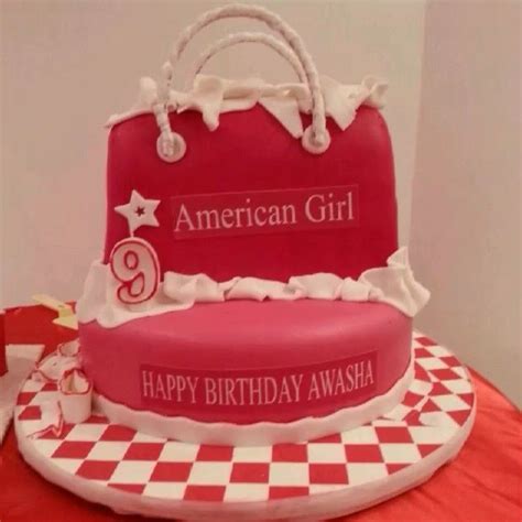 American Girl Theme Birthday Party Cake American Girl Parties