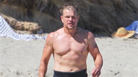 Matt Damon Looks Amazing During Solo Trip To The Beach