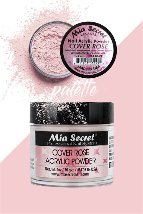 cover rose acrylic powder  mia secret