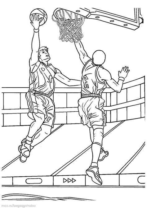 print interesting basketball coloring pages sports coloring pages