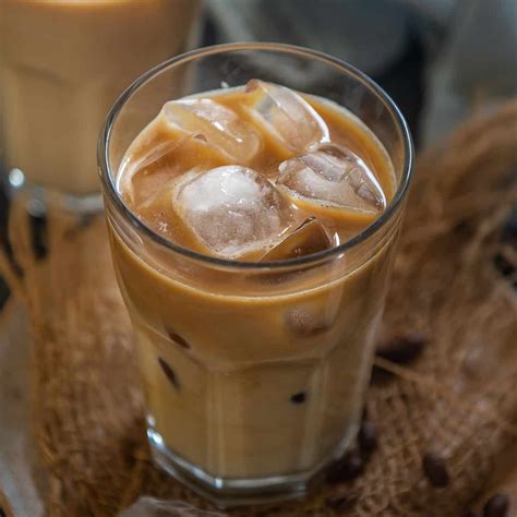 iced vanilla latte