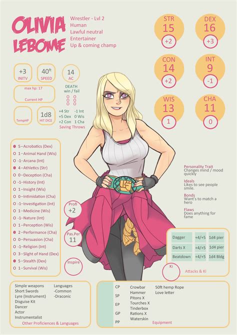 Pin By Anthony Mears On Dm Tools Rpg Character Sheet Dnd Character