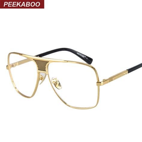 Gold Eyeglasses Frames Designer David Simchi Levi