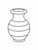 Vase Coloring Pages Color Printable sketch template