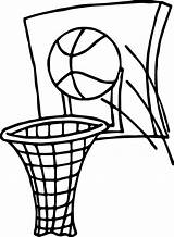 Basketball Coloring Goal Pages Sheets Printable Color Getcolorings sketch template