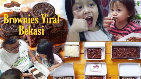 Brownies Viral Di Bekasi L Coklatnya Lumer Di Mulut Youtube