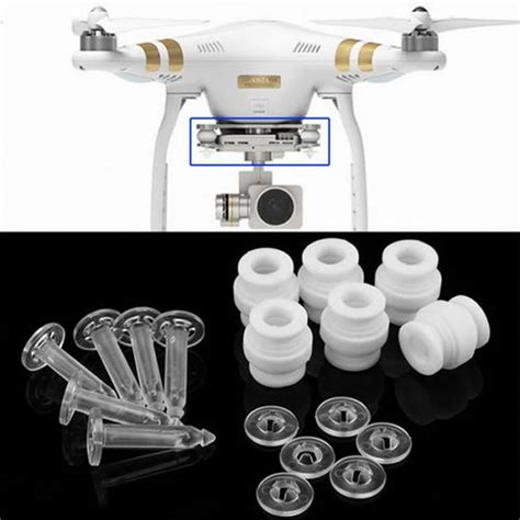gimbal drone shock absorption damping rubber balls anti drop pins kit  dji phantom  fpv