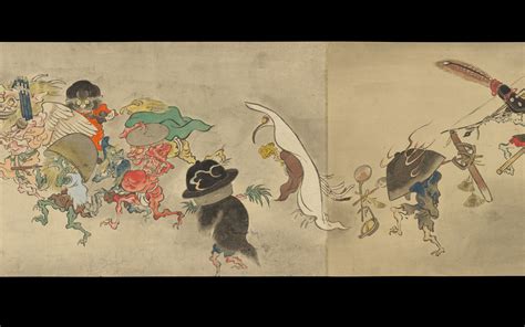 Mochizuki Gyokusen Copy Of Night Parade Of One Hundred Demons From