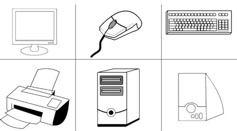 coloring computer parts computer parts coloring pages coloring home