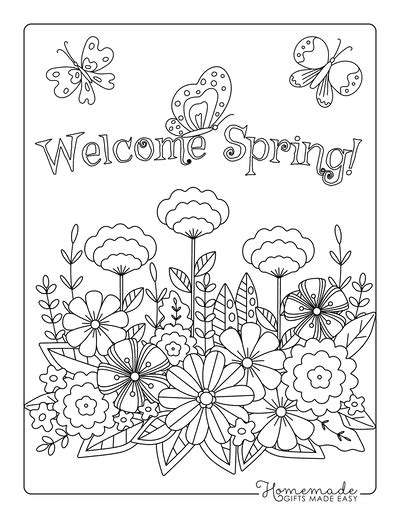 coloring pages  spring flowers  flower site