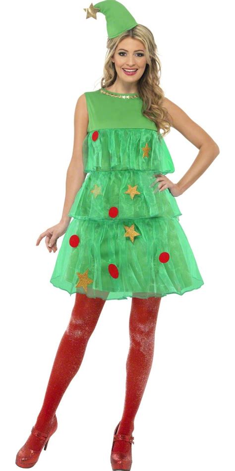 Adult Tutu Christmas Tree Costume 24331 Fancy Dress Ball