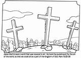 Crucifixion Resurrection Ostern Kindergottesdienst Malvorlagen Bibel Kreuz Text Bookmarks Whatsinthebible Jellytelly sketch template