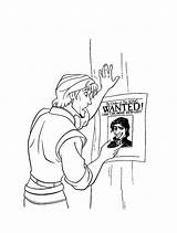 Flynn Rider Pages Coloring Wanted Cartoons sketch template