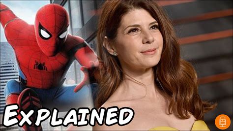 aunt may spider man homecoming reveal and future explained youtube