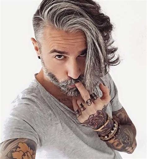 Grey Hair Color On Coolest Guys On Planet The Best Mens Hairstyles
