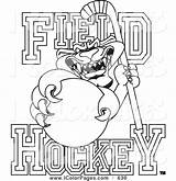 Coloring Pages Hockey Goalie Field Kids Related Posts Nhl Getcolorings sketch template