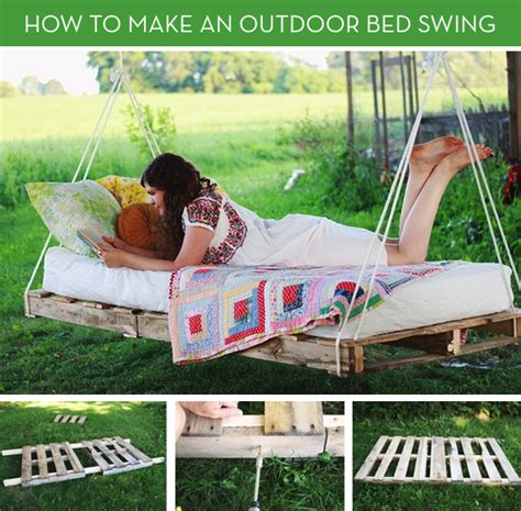 Move Over Hammocks How To Make An Outdoor Bed Swing