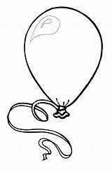 Balloon Coloring Objects Printable Pages Kb Drawings sketch template