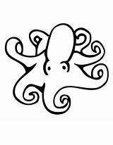 Octopus Cute Coloring Popular sketch template