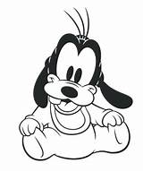 Baby Coloring Pluto Pages Getdrawings Disney sketch template