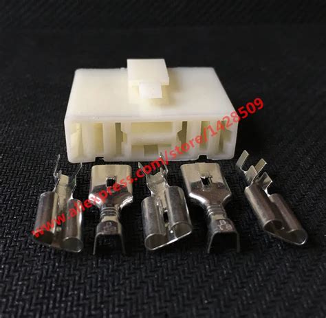 sets motorcycle  pin female harness connector high voltage cable connector   connectors