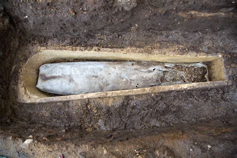 grey friars stone coffin opened  reveal lead coffin  history blog