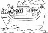 Stoomboot Sinterklaas sketch template
