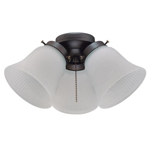 westinghouse  light led cluster ceiling fan light kit oil rubbed bronze finish frosted ribbed