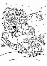 Kerstmis Kleurplaat Kerstman Goofy Tekeningen Coloring Aangevraagd sketch template