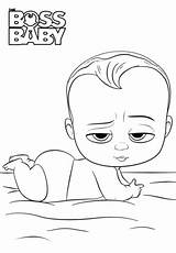 Boss Baby Coloring Pages Printable Movie Book Colouring Print Drawing Color Sheets Pdf Kids Logo sketch template