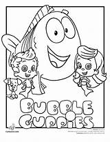 Coloring Pages Bubble Guppies Printable Jr Nick Paw Patrol Color Easter Nickelodeon Molly Backpack Sheets Bubbles Print Halloween Birthday Kids sketch template