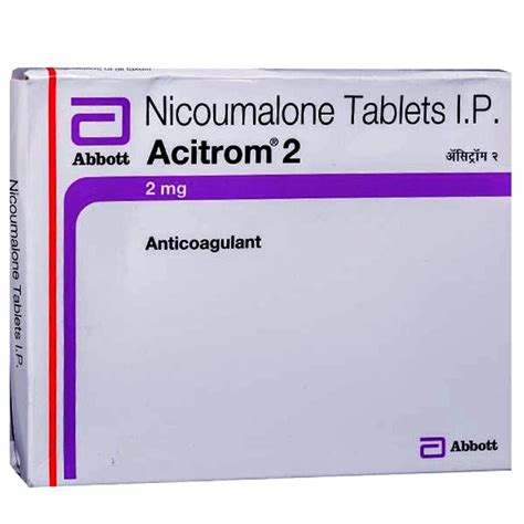 acenocoumarol mg acitrom tablet exporter supplier distributor