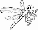 Dragonfly Coloring Insect Pages Clipart Cute Drawing Cool Getdrawings Line Clipartmag Getcolorings Clipground sketch template