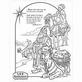 Wise Nativity Printable sketch template