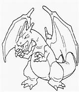 Coloring Pokemon Charizard Pages Dragon Library Clipart sketch template