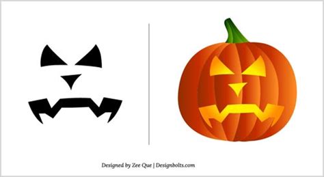 Halloween Free Scary Pumpkin Carving Patterns 2012 10