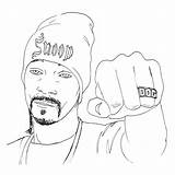 Snoop Dogg Coloring Pages Colouring Tupac Book Dog Printable Hop Hip Color Books Getcolorings Tattoo Doodle sketch template