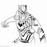 Panther Avengers Xcolorings sketch template