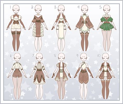 outfit adoptable batch  closed  minty mango  deviantart