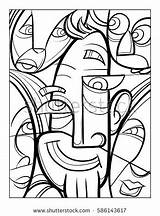 Coloring Pages Picasso Famous Cubism Printable Pablo Getcolorings Face Charming Getdrawings Color Print Colorings sketch template