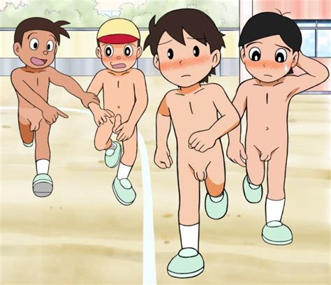 dekisugi and nobita naked