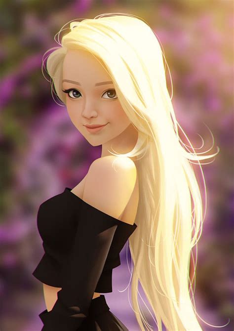 blonde by rafael de guzman artist anime art girl digital art girl