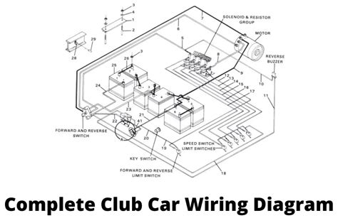 club car  reverse switch wiring diagram solved