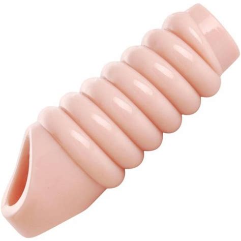Size Matters 5 5 Ribbed Penis Enhancer Sheath Sex Toys And Adult
